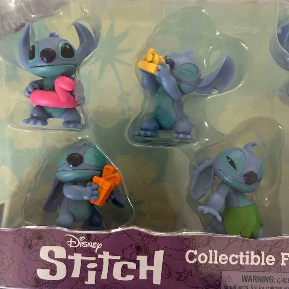 Disney Lilo &‎ Stitch Collectible Action Figure Set of 7 - dated 2022